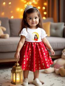 SHEIN Moon And Lantern Pattern,Cute Summer Party Fashionable Gifts - Multicolor - View 2