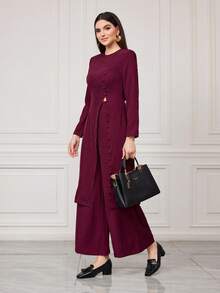 Sleekvia Women's Tassel Design Fashionable High Heels For Daily Commute - Black - View 6