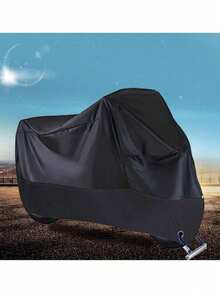 1 buah Sarung Motor Kain Taffeta Silver 190T, Sarung Pelindung Luar Ruangan Anti Debu Cocok untuk Sepeda Motor & Sepeda - 1 PC - View 6