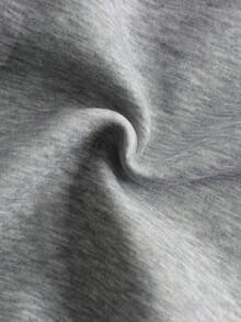 STYNVO 男士休闲纯色抽绳腰运动裤 男士长裤 灰色 男士宽松运动裤 男士慢跑裤 - 灰色 - 查看 4