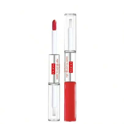 Pupa Milano Made To Last Lip Duo Liquid Lipstick 001 Hot Coral 8 Ml