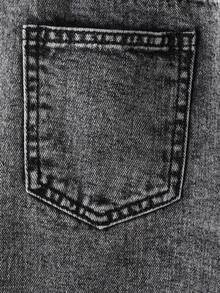 Camiseta gráfica casual y versátil con efecto desgastado para niño preadolescente, ropa de calle de moda y para exteriores - Gris Oscuro - Ver 6