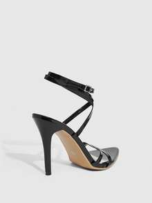 CUCCOO SZL Giày sandal cao gót dành cho nữ - màu đen - Xem 8