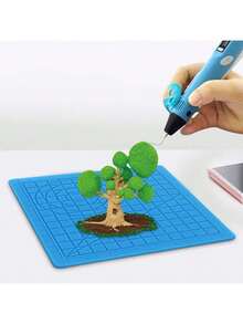 3Dmate底座 - 3D笔垫 - 兼容3D笔配件和模板 - 3D笔硅胶绘图板 - 3D玩具辅助板 - 3D笔基础绘图板硅胶描图垫 - 彩色 - 查看 3