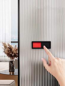 1个“请勿打扰”标志牌，使用中/空置门牌，洗手间有人/无人使用挂牌，最佳礼品 - 黑色 - 查看 1