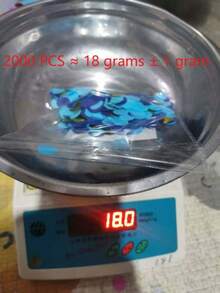 1000/2000/5000颗彩色圆形纸屑，桌面装饰派对用品，适用于家庭、酒店、生日派对、节日及各种场合，可增强节日气氛，带来视觉享受，可放入气球内或撒在空中以增强视觉效果，也可用于婚礼装饰。 - 彩色 - 查看 10