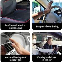2/4PCS Car Side Window Sun Shade Magnetic UV Protection Curtains Sun Shield Cover Double Sides Auto Window Protector Cover Accessories - various - View 2