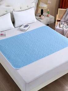 1 PC Waterproof Reusable Absorbent Non-Slip Washable Quick Dry Leakproof Mattress Pad Cover Floral Pattern Bed Mat For Adults Elderly Incontinence Menstrual Period Bedwetting All Season Waterproof Bed Protector Washable Underpad Sheet - Multicolor - View 8