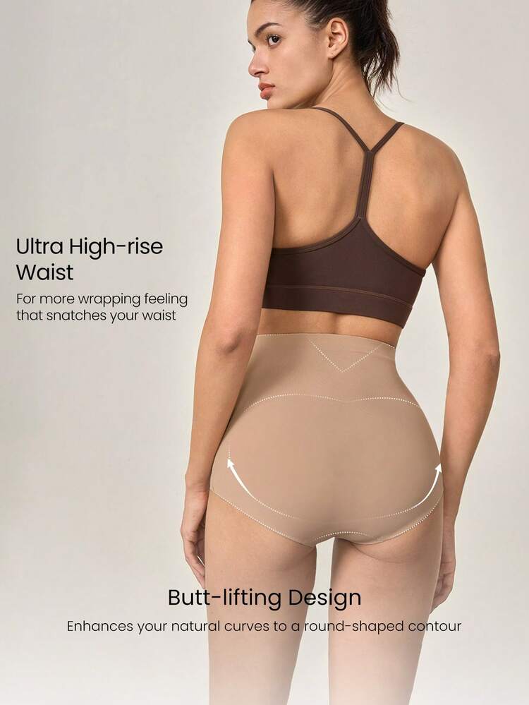 2 paquetes de ropa interior moldeadora de cintura alta con control de abdomen y levantamiento de glúteos, para uso diario y casual