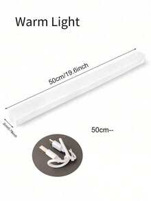 1 đèn LED cảm biến chuyển động tủ, đèn ngủ sạc USB từ tính (10/20/30/50cm) dùng để chiếu sáng trong nhà bếp, phòng ngủ, tủ, tủ quần áo, cầu thang, hành lang - trắng - Xem 13