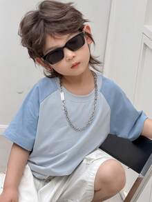 DAZY Toddler Boys' Casual Short Sleeve Round Neck T-Shirt