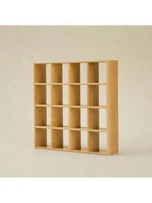 Rak Display 1/4 Bagian, Rak Penyimpanan Furnitur Mini 16 Grid - Model Saku Rumah Portabel, Dilengkapi dengan Lemari Display Elegan, Dapat Meningkatkan Pesona Koleksi Anda, Rak Buku, Braket Dinding, Dekorasi Pemandangan Rumah Mini - MultiWarna - View 5