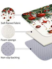 Bộ 4 món rèm tắm phòng tắm với các chi tiết trang trí như quả cầu, nơ, dây xích vàng và các phụ kiện khác, chống thấm nước và chống mài mòn, kèm 12 móc treo - Bao gồm cả tấm phủ bồn cầu, thảm tắm và thảm trải sàn - Chất liệu polyester chống trượt - Có thể giặt - Hoàn hảo cho trang trí ngày lễ, nhà cửa/phòng ngủ/nhà ở/trang trí theo phong cách miền Tây. - Nhiều màu - Xem 7