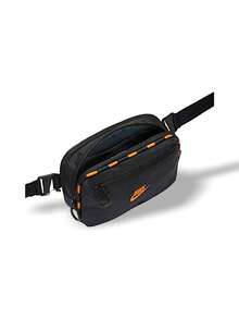 Nike Túi đeo hông HaywardPatrol XBody Bag Unisex ngoài trời, thoáng khí, nhẹ, trang trí, đa năng, có logo, màu trơn, dễ giặt, dùng hàng ngày đi học, màu đen cam HJ8229-010 - Đen/Cam - Xem 3