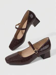 Sleekvia Women Pumps Valentine's Day - Burgundy - View 2