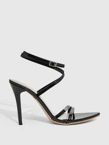 CUCCOO SZL Giày sandal cao gót dành cho nữ - màu đen - Xem 4