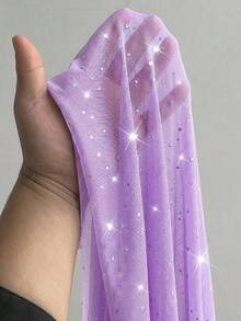 Viva Relle 大码女士性感V领长袖A字迷你紧身连衣裙，适合派对穿着 - 淡紫色 - 查看 6