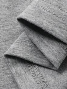 Dazy Kids Young Boy Casual Contrast Collar Letter Embroidery Short Sleeve T-Shirt, Summer