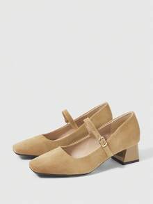 Sleekvia Tacones para mujer - Camel - Ver 10