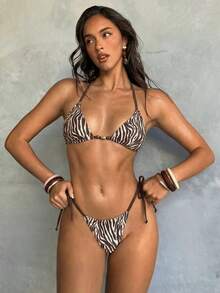 Aloruh Women's Summer New Tie-Dye Printed Bikini Set, Sexy Party Music Festival Iridescent Shell Decor Women's Swimwear, Women's Beach Vacation Outfit  Beach Outfits For Women Beach Set Women's Beach Bikinis Summer 2026 Women's Bikini Elegant Women's Beach Swimsuit Y2k Women's Beach Swimsuit Vacation Outfits Women Bikini Set For Women  Swimsuit For Women Elegant Women's Beach Swimsuit Women's Swimsuit Bathing Suits For Women Women's Beach Swimsuit Women's Swimwear  Women's Bikini