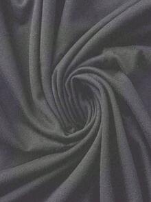 EMERY ROSE Camiseta casual holgada de cuello redondo con estampado de guitarra de la ciudad de la música retro para mujer - Gris Oscuro - Ver 6