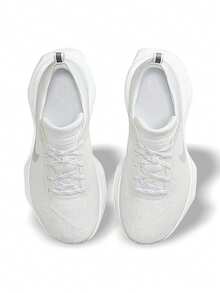 Nike ZoomX Invincible Run FK 3 男士跑步鞋 透气轻便吸汗弹性好 纯色Logo 易于清洗 多功能 户外跑步 日常上学 白色 DR2615-103 - 白色 - 查看 5