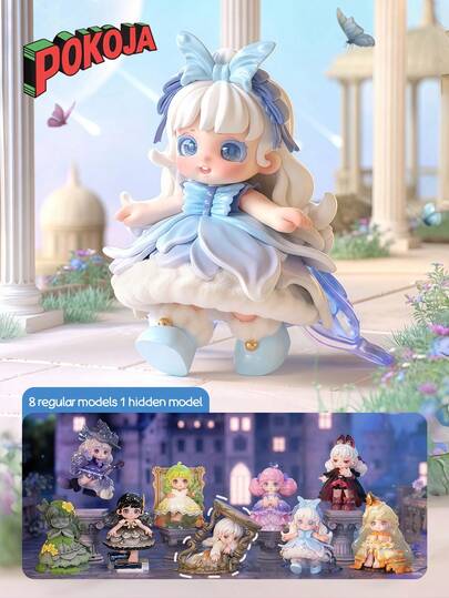 Blind Box (Non-Plush Filling), Sleeping Castle Cartoon Collectible Box - 8 Regular Models + 1 Hidden Model (Hidden Probability 0.7%), ABS Figurine (For Decoration On The Table), Unique Gifts Specially Prepared For Collectors, Portable Decorations, And Thoughtful Gifts For Friends, Family, And Toy Enthusiasts.,Suitable As Gift For Friends