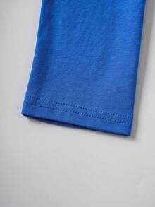 SUPERMAN X SHEIN Đầm lưới phối màu tương phản, kiểu dáng thường ngày, dành cho bé gái tuổi teen. - Nhiều màu - Xem 5