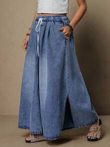 Freevana Quần jeans cỡ lớn màu trơn, quần jeans ống rộng cỡ lớn, quần denim ống rộng dáng suông, quần jeans cạp chun có dây rút, quần jeans ống rộng dài 9/10, quần denim màu sáng, quần jeans đa năng công sở & du lịch, quần jeans hẹn hò & trà chiều, quần jeans hẹn hò, quần jeans trà chiều, quần jeans ống rộng đi nghỉ mát, quần jeans ống rộng đi nghỉ mát, hẹn hò mùa xuân hè, hẹn hò mùa xuân hè, quần jeans ống rộng kiểu nghỉ dưỡng, quần jeans đi nghỉ mát mùa xuân hè, quần denim thường ngày kiểu thành thị, quần jeans kiểu du lịch thành phố, quần jeans kiểu du lịch thành phố, quần jeans kiểu du lịch thành phố, quần jeans nghỉ xuân, quần jeans nghỉ xuân, quần jeans du lịch, quần jeans ống rộng đi nghỉ mát & thường ngày, quần jeans ống rộng kiểu boho hẹn hò, mùa hè, lễ hội, bãi biển, tiệc tùng, tiệc tùng thanh lịch, đi chơi - Màu xanh lam - Xem 4