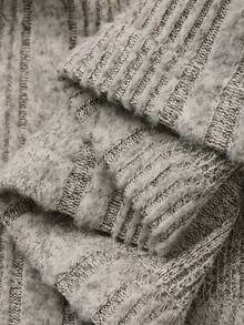 FRIFUL Women's Textured Fabric Ruffle Trim Long Fitted Dress Wedding Guest Dress - Apricot - View 7