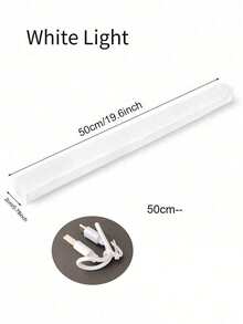 1 đèn LED cảm biến chuyển động tủ, đèn ngủ sạc USB từ tính (10/20/30/50cm) dùng để chiếu sáng trong nhà bếp, phòng ngủ, tủ, tủ quần áo, cầu thang, hành lang - trắng - Xem 16