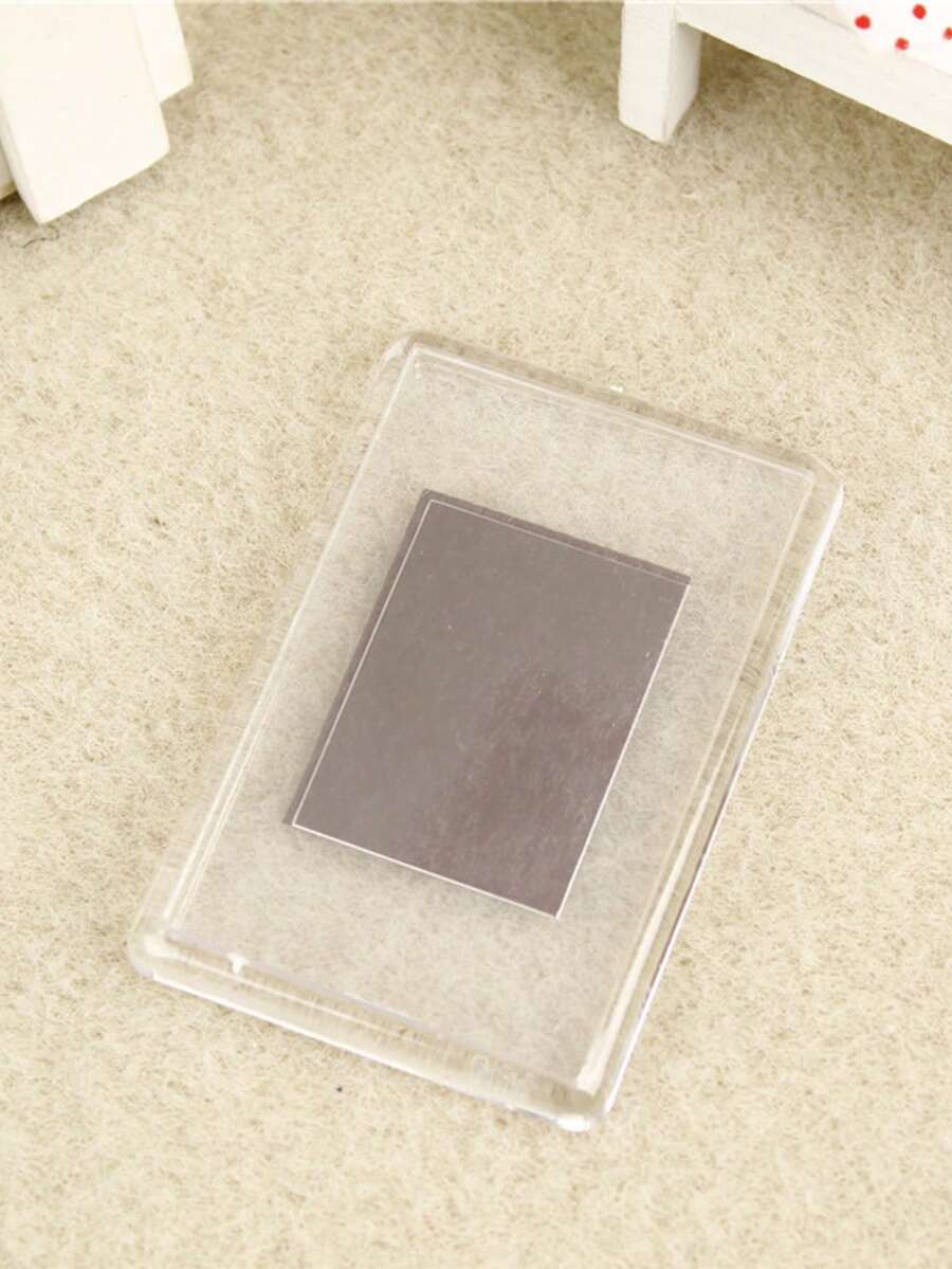 10/20/30pcs Acrylic Blank Magnet Refrigerator Magnets, Tinplate Magnetic Diy Square Photo Frame Stickers, Creative Soft Magnets - Multicolor - View 1