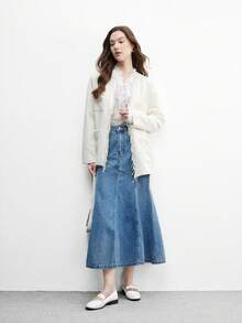 CUCCOO BIZCHIC Women's Metal Decor Casual Versatile Flat Shoes Valentine's Day - White - View 5