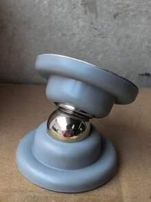 1/2个强力磁性门挡，门底磁性门挡，双面胶带，哑光黑色装饰门挡，降噪硅胶材质，无需钻孔即可轻松安装，适用于酒店和家庭，防碰撞，3种可选 - 彩色 - 查看 14
