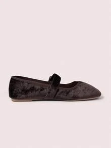 CUCCOO DOLLMOD Women's Casual Versatile Commute Simple Buckle Flats Spring Shoes - Coffee Brown - View 10