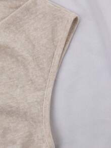 GlowEve 女士时尚荷叶边喇叭袖衬衫，夏季 - 杏色 - 查看 3