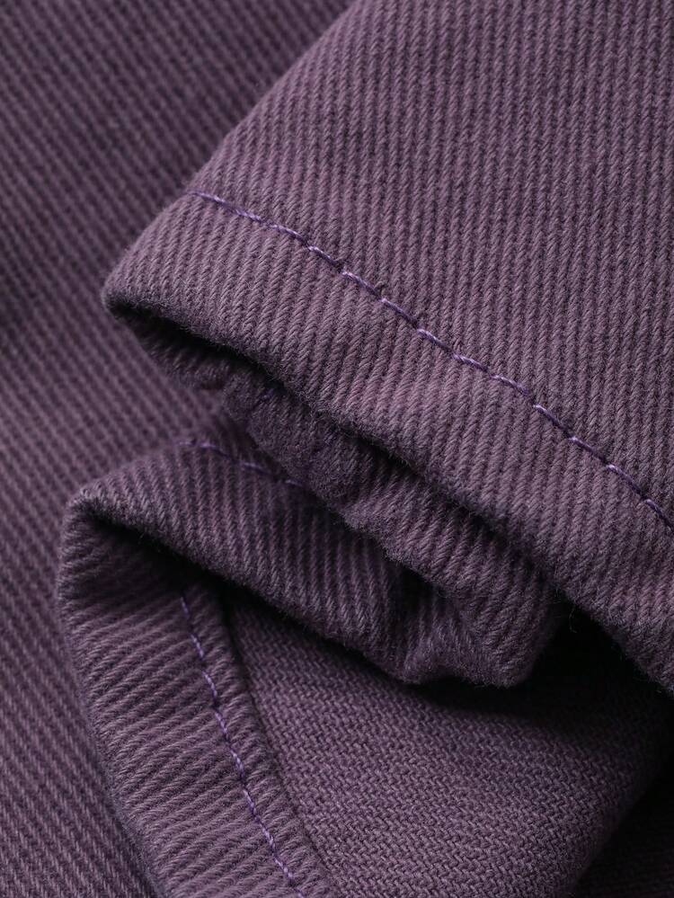 Toddler Girls' Washed Loose Wide-Leg Casual Korean Style Jeans