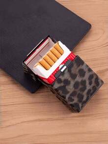 Elegant 20-Cigarette Storage Box With Faux Leather Finish | 360° All-Round Protection, Compact & Anti-Pressure Design For Men And Women - Multicolor - View 12