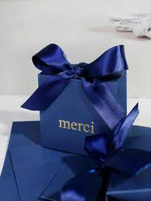 10pcs Party Favor Gift Box Wedding Candy Box Baby Shower Paper Gift Bag Birthday Christmas Favor Present Boxes Packing - Merci Box - View 10