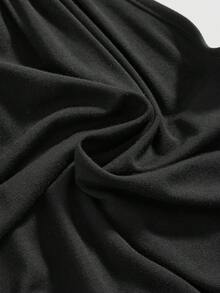 ROMWE J-Fashion Top sin espalda de mujer con remaches y parches en estilo oscuro y punk - Negro - Ver 5