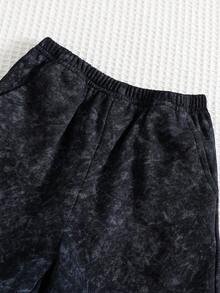 SHEIN Bộ 2 món cho bé trai/bé gái, thoải mái, phong cách đường phố, in chữ, gồm áo ba lỗ không tay có mũ, áo thun ngắn tay và quần short, thích hợp cho trong nhà, ngoài trời, hàng ngày, thể thao, vui chơi, tiệc tùng, chụp ảnh, kỳ nghỉ, mùa xuân/hè. - Nhiều màu - Xem 7