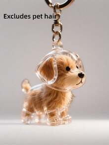 Joivida Crystal Clear Acrylic Pet Hair Keepsake Capsule Locket Memorial Charm Paw Print Design Cute Fur Collection Storage Box Keychain Pendant Decorative Dustproof Display Case Pet Loss Memorial Gift For Pet Lovers Owners Remembrance Sympathy Birthday Christmas Home Decor Hot - Multicolor - View 10