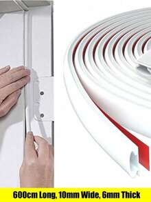 1pc Anti-Wind & Soundproof Self-Adhesive Weather Stripping For Security Door,Stickers,Wall Decal, Vinyl Decal For Home Decorations,Spring Decoration Items Refresh Your Home,Rama Decoration Stickers,Door Sealing Strip - Multicolor - View 15