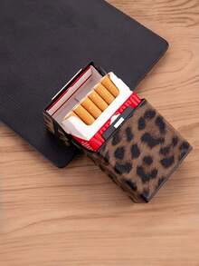 Elegant 20-Cigarette Storage Box With Faux Leather Finish | 360° All-Round Protection, Compact & Anti-Pressure Design For Men And Women - Multicolor - View 11