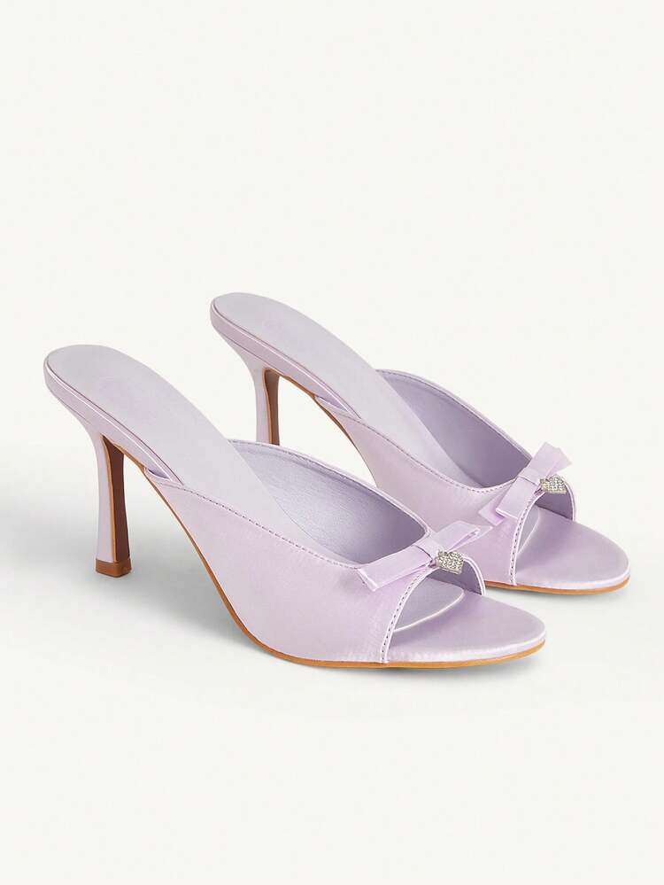 CUCCOO CHICEST White Crystal Embellished Strap Butterfly High Heel Sandals, Elegant Casual Party Date Wedding Occasion Shoes For Women Elegant Shoes Wedding Shoes Summer Shoes Bride Shoes