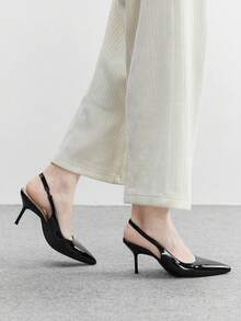 CUCCOO BIZCHIC 女士尖头高跟鞋，通勤和日常穿着皆宜的百搭高跟鞋 - 黑色 - 查看 3
