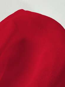 Almamuse 女士白色碎花泡泡裙，毕业季 - 紅色 - 查看 6