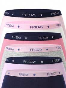 Sparklyn Tween Girls Undershirt-Undergarment Set 12 Pieces Pastel Pink White Navy Grey Round Neck Tank Top Briefs Long Sleeve Top Long Pants Skirt Options Comfortable Stretchy Elastic Waist Casual Four Season 2026 New Year Essential