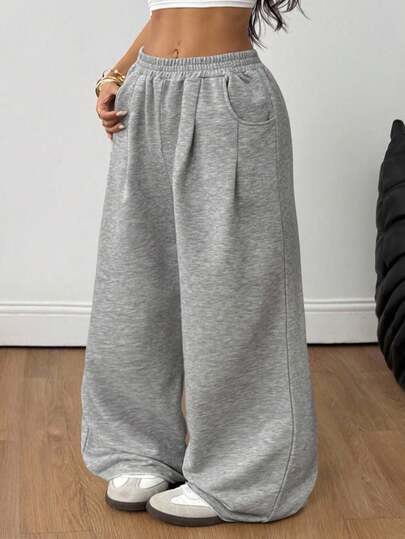 Coolane Women's Plus Size/Curve Summer/Spring Casual Street Style Fashion Casual Vintage Corduroy Textured Long Baggy Pants,,Beach,Going Out,Casual,Vacation,Size Inclusive,Mid-Size,Mid-Size,Social Media