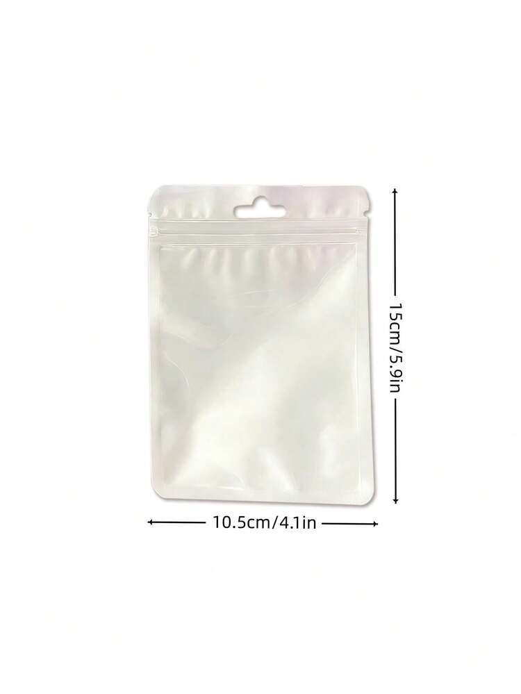 50pcs Smell Proof Bags, Resealable Packaging Bags Mylar Bags, Food Packaging, Jewelry Bags, Food Storage Bags With Clear Window, Sealed Bags Foil Pouch Smell Proof Ziplock Bags For Food Storage, Party Gift Bag - Black - View 11